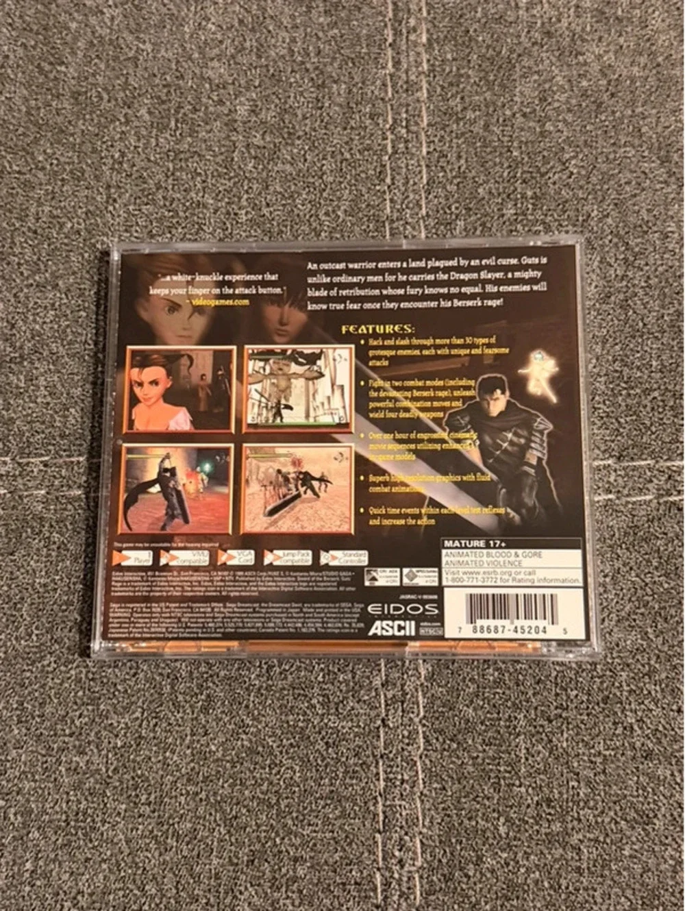 Sword Of The Berserker: Guts Rage for Sega Dreamcast